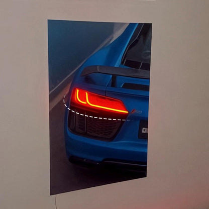 Personalized Car Light Up Wall Art