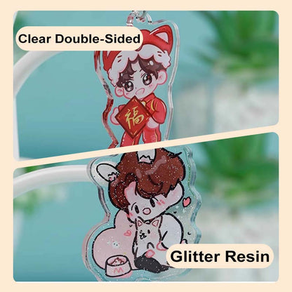 Personalized Cute Acrylic Keychain