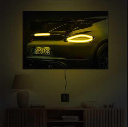 Personalized Car Light Up Wall Art