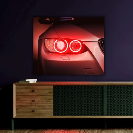 Personalized Car Light Up Wall Art